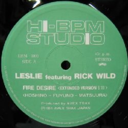 画像1: $ LESLIE feat.RICK WILD / FIRE DESIRE (HBM-1003) YYY197-2960-20-70 後程済