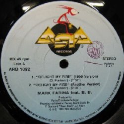 画像1: $ MARK FARINA feat.B.B. / RELIGHT MY FIRE (ARD 1092) EEE5+