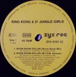 画像1: $ King Kong&D' Jungle Girls / Boom Boom Dollar (ZYX 6137-12) EEE3
