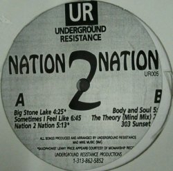 画像1: $ Underground Resistance / Nation 2 Nation (UR005) B4308-1-1