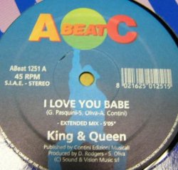 画像1: $ King & Queen / I Love You Babe * ABeat Sisters / Go Baby Go (Abeat 1251) EEE5+ 