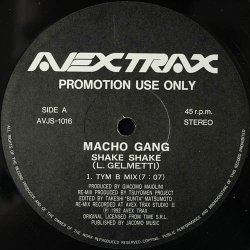 画像1: $ Macho Gang / NRG Boys / Shake Shake (Remix) / Heart & Body (Remix) AVJS-1016 (AVJS-1017) YYY0-607-4-4+ 後程済 