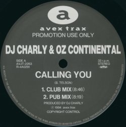 画像1: $$ DJ Charly & Oz Continental / Calling You (AVJT-2263) YYY342-4225-2-2