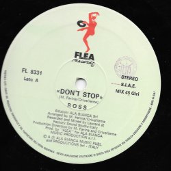 画像1: $ Ross / Don't Stop (FL 8331) Ross / Can't Take My Eyes Of You (Remix) FL 8434 穴 EEE1?