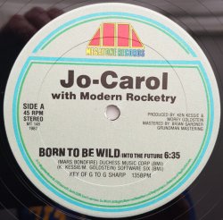 画像1: $ Jo-Carol With Modern Rocketry / Born To Be Wild * Into The Future (MT 148) Megatone Records (穴) Y8-3F奥