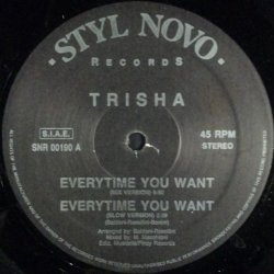 画像1: $ Trisha / Everytime You Want (SNR 00190) 穴 Y1 【中古盤】2388G