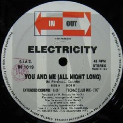 画像1: $ ELECTRICITY / YOU AND ME (ALL NIGHT LONG) 反り (IN 1019) Y100 後程済