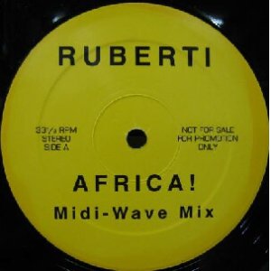 画像: $ RUBERTI / AFRICA! (Midi-Wave Mix) Boom Boom Dollar (Dino Mix) 限定 (GA-201) YYY0-115-5-5+1