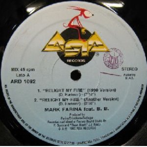 画像: $ MARK FARINA feat.B.B. / RELIGHT MY FIRE (ARD 1092) EEE5+