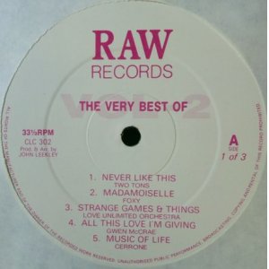 画像: $ Various / The Very Best Of Raw Records Vol-2 (3LP) UK (CLC 302) YYY359-4511B-1-4?-5F 後程済