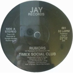 画像: Timex Social Club / Rumors (US) 絵ジャケットなし  原修正