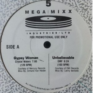 画像: %% Mega-Mixx Issue 5 (MM5) Crystal Waters / Gypsy Woman バラ売り EMF / Unbelievable YYY340-4191-5-6 後程