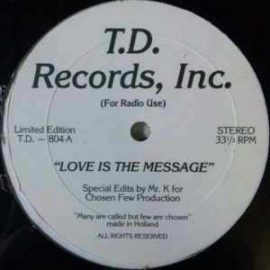 画像: $ MFSB / The Chi-Lites / Love Is The Message / My First Mistake (T.D. 804) YYY337-4143-7-7