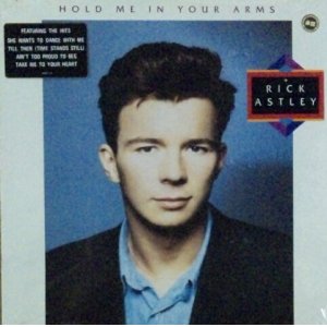 画像: $ RICK ASTLEY / HOLD ME IN YOUR ARMS (8589-1-R) カット盤 (LP) Y6-B4009 未 在庫未確認