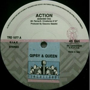 画像: $ Gipsy & Queen / Action (TRD 1077) Gipsy&Queen / Action 穴 未登録 Y2+?