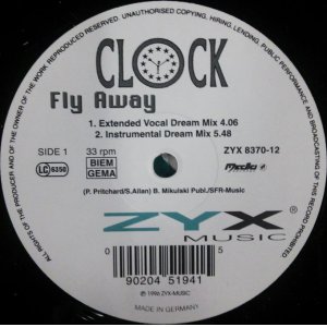 画像: $ Clock ‎/ Fly Away (ZYX 8370-12) YYY342-4230-7-7