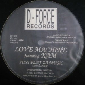 画像: Love Machine featuring Kam / Just Play Za Music 残少 B4177 未