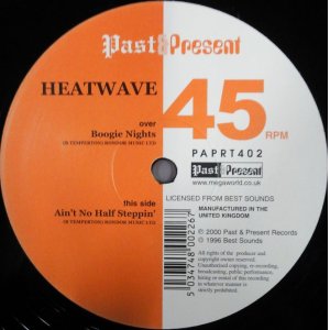 画像: Heatwave ‎/ Boogie Nights / Ain't No Half Steppin' B4212 未