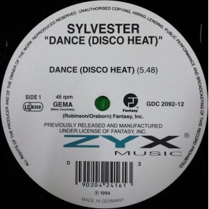 画像: $ Sylvester ‎/ Dance (Disco Heat) 残少 (GDC 2092-12) Y3-B4225+?