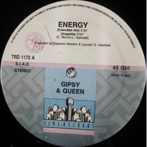 画像: $ GIPSY&QUEEN / ENERGY (TRD 1172) 穴 EEE80