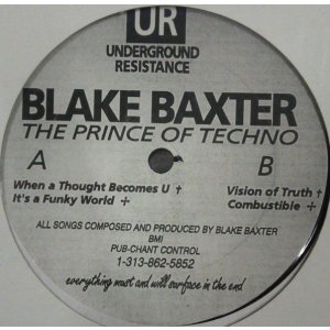 画像: $ Blake Baxter / The Prince Of Techno (UR 006) A面注意 YYY188-2834-15-15