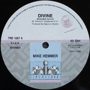 画像: Mike Hammer / Divine  (TRD 1087) 穴 中古盤 2126