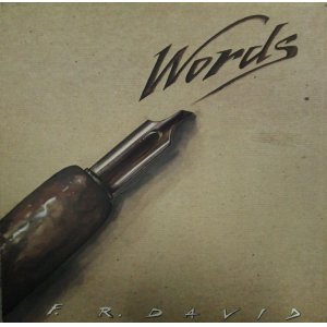 画像: $ F.R. David / Words 1991 Mix Version (879 701-1) YYY183-2778-2-2 後程済