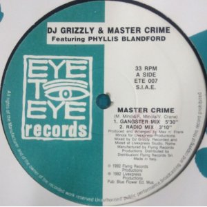 画像: %% DJ Grizzly &  Master Crime / Master Crime (ETE 007) Y1+3