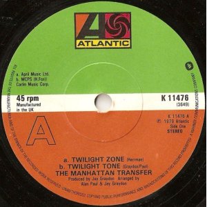 画像: $ The Manhattan Transfer / Twilight Zone (K 11476) YYS122-7-7