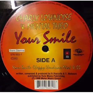 画像: $$ Charly Lownoise & Mental Theo / Your Smile (576 503-1) YYY264-3036-9-9