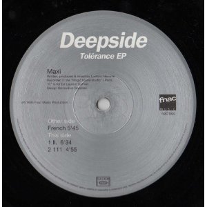 画像: $ Deepside / Tolérance EP (590188) YYY0-619-5-5 後程済