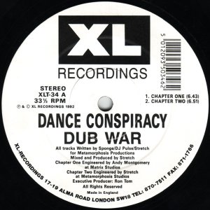 画像: $ Dance Conspiracy / Dub War (XLT-34) YYY291-3637-5-14