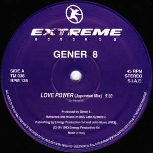 画像: $ Gener 8 / Love Power (TM 036) YYY311-3945-5-5