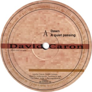 画像: $$ David Caron / Dawn (EEVO 010)  YYY317-4030-9-9