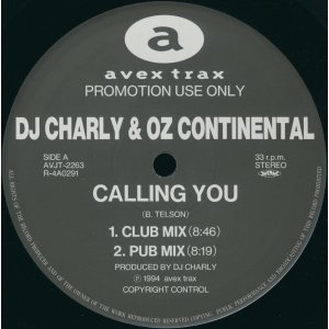 画像: $$ DJ Charly & Oz Continental / Calling You (AVJT-2263) YYY342-4225-2-2