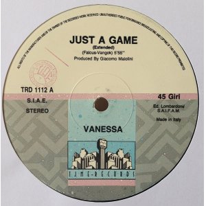 画像: $ VANESSA / JUST A GAME (TRD 1112) 穴 EEE43 後程済