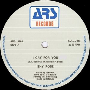 画像: $ Shy Rose / I Cry For You (ARS 3703) 穴ジャケ Y15-4F-PWL ★