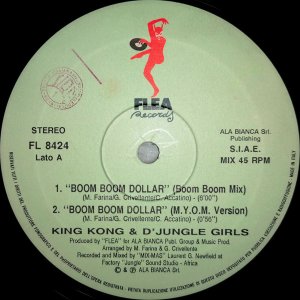 画像: $ King Kong & D'Jungle Girls / Boom Boom Dollar (FL 8424) It's So Funny (FL 8411) 穴 YYY485-8279-1-1+1