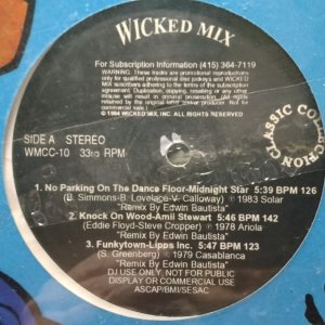 画像: $ WICKED MIX CLASSIC COLLECTION VOL.10 (WMCC-10) Midnight Star / No Parking On The Dancefloor Y3-4F-25A