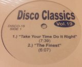 画像: $ The S.O.S. Band / Disco Classics Vol.19 (DISCO-19) Take Your Time Do It Right YYY247-2824-6-6