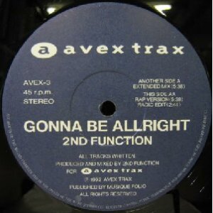 画像: $ 2ND FUNCTION / GONNA BE ALLRIGHT (AVEX-3) YYY307-3873-10-60