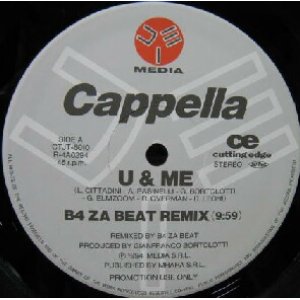 画像: $ CAPPELLA / U & ME (CTJT-6010) B4 ZA BEAT REMIX YYY48-1071-10-48 後程済