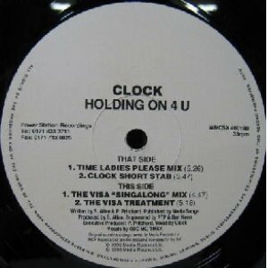 画像: $ CLOCK / HOLDING ON 4 U (WMCSX 40019) Y50?