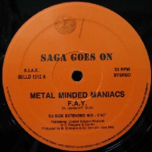 画像: $ METAL MINDED MANIACS / F.A.Y.（BULLD 1312) 穴 FAY YYY46-1017-4-27 後程済