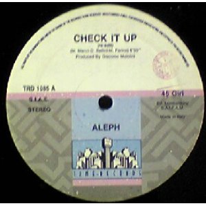 画像: $ ALEPH / CHECK IT UP (TRD 1085) 穴 EEE??