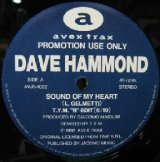 画像: $ Dave Hammond / Sound Of My Heart (T.Y.M. "B" Edit) Jilly / Take A Look In My Heart (I.S.D. Remix) 注意書 (AVJS-1022) YYY74-1459-19-19 後程済
