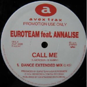 画像: $ EUROTEAM feat.ANNALISE / CALL ME (AVJT-2235) YYY158-2250-10-78