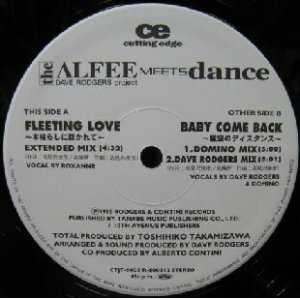 画像: $ DAVE RODGERS project　the ALFEE MEETS dance / FLEETING LOVE (CTJT 6025) YYY65-1346-20-115 後程済