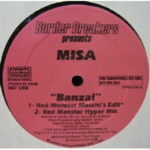 画像: $ MISA / BANZAI (Red Monster Mix) 限定盤 (YPFA-1001) YYY37-801-5-12