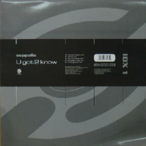 画像: $ CAPPELLA / U GOT 2 KNOW  (IDX1) UK (857093 1) YYY20 後程済